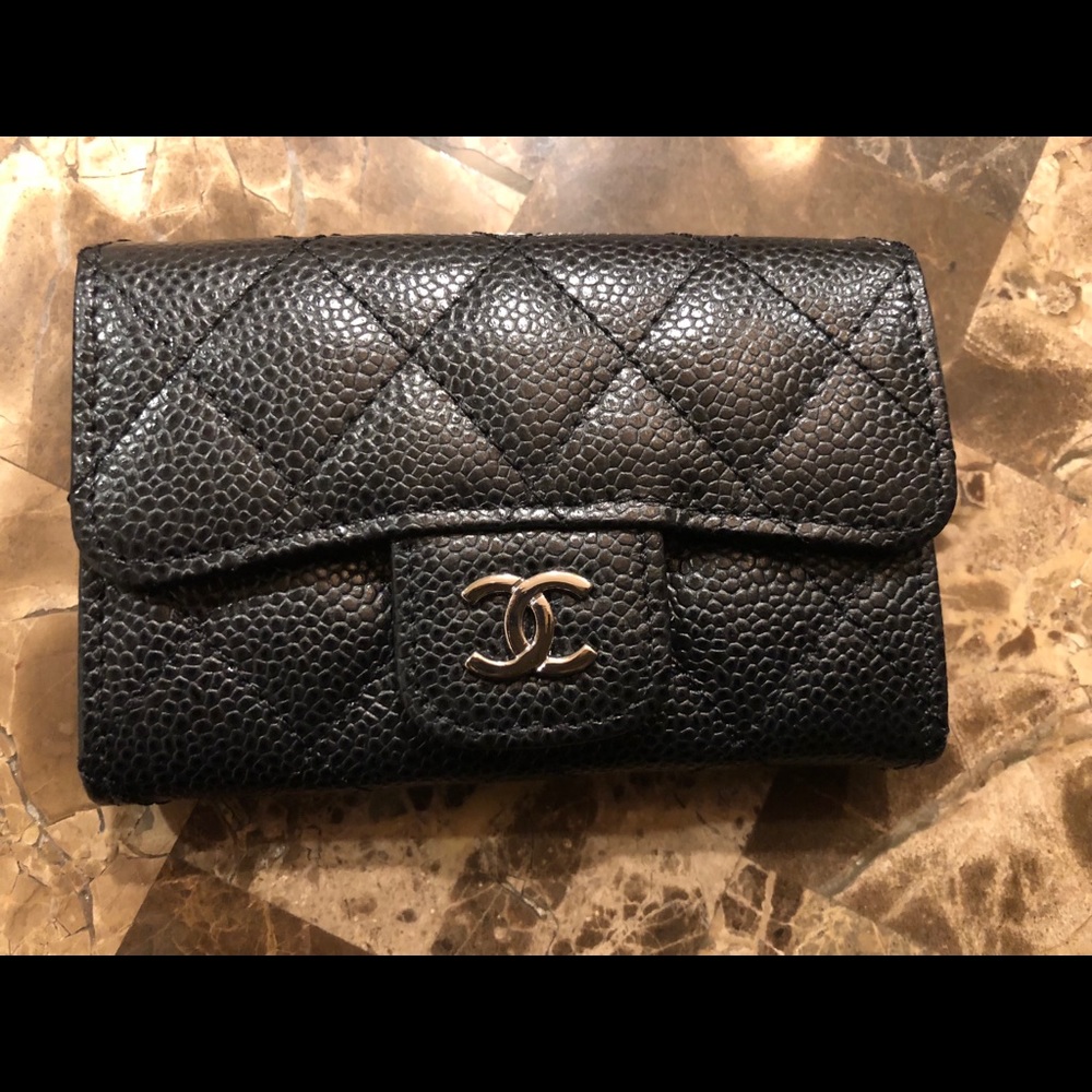 Quilted Leather Card Holder